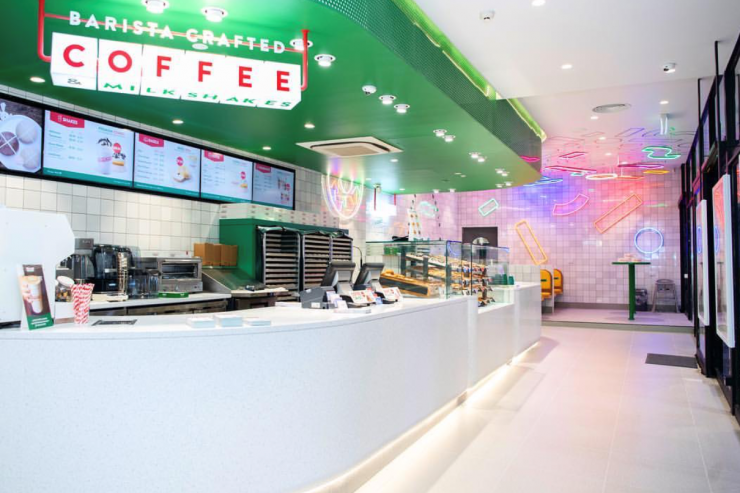 Recently completed plumbing project by Mudge Commercial Plumbing for Krispy Kreme Perth